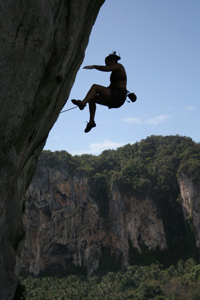 climb railay tonsai thailand climbing